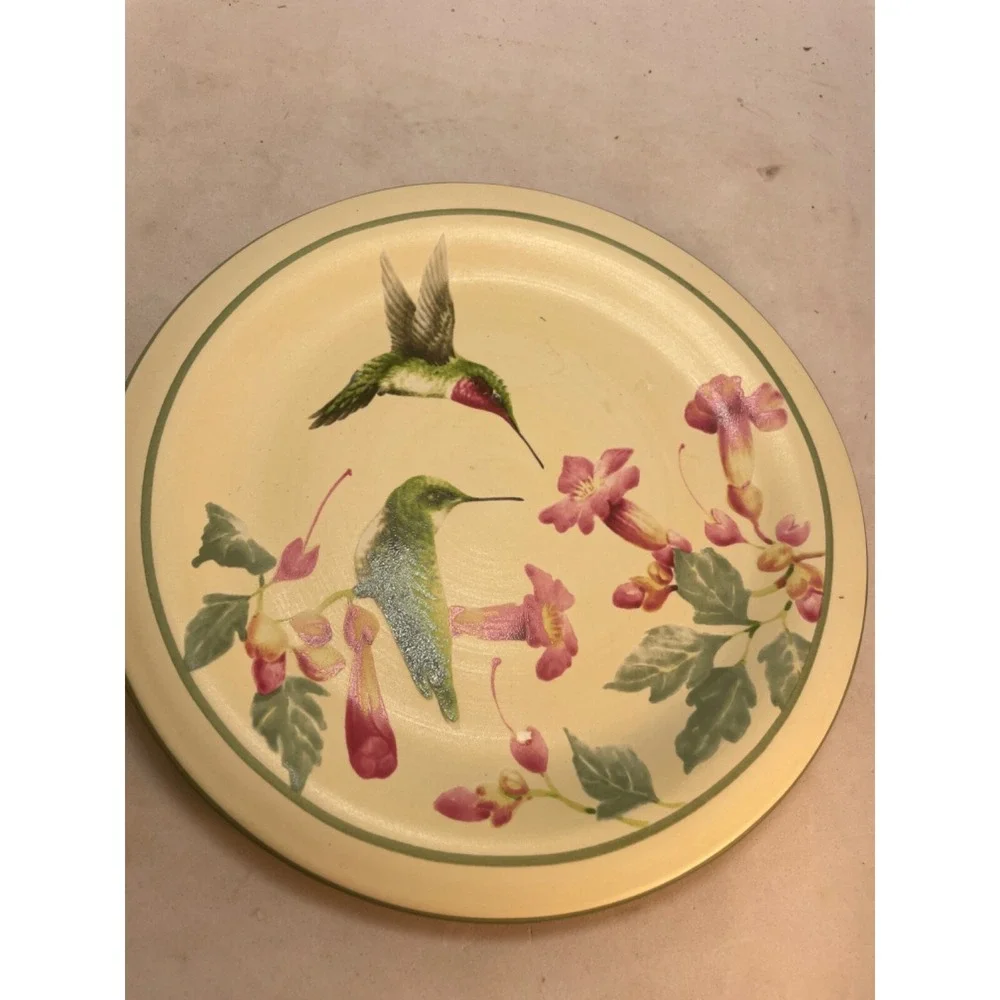 Vintage Lenox Summer Greetings Ruby Throated Hummingbird 8.5